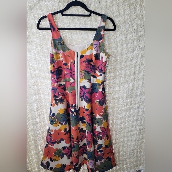 Donna morgan floral aline dress with pockets size 6 - Picture 8 of 13